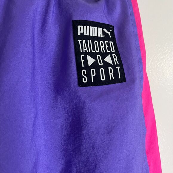 Puma TSF OG Retro Pants Women's Size M Purple Pink Black Sport Casual - Picture 4 of 10